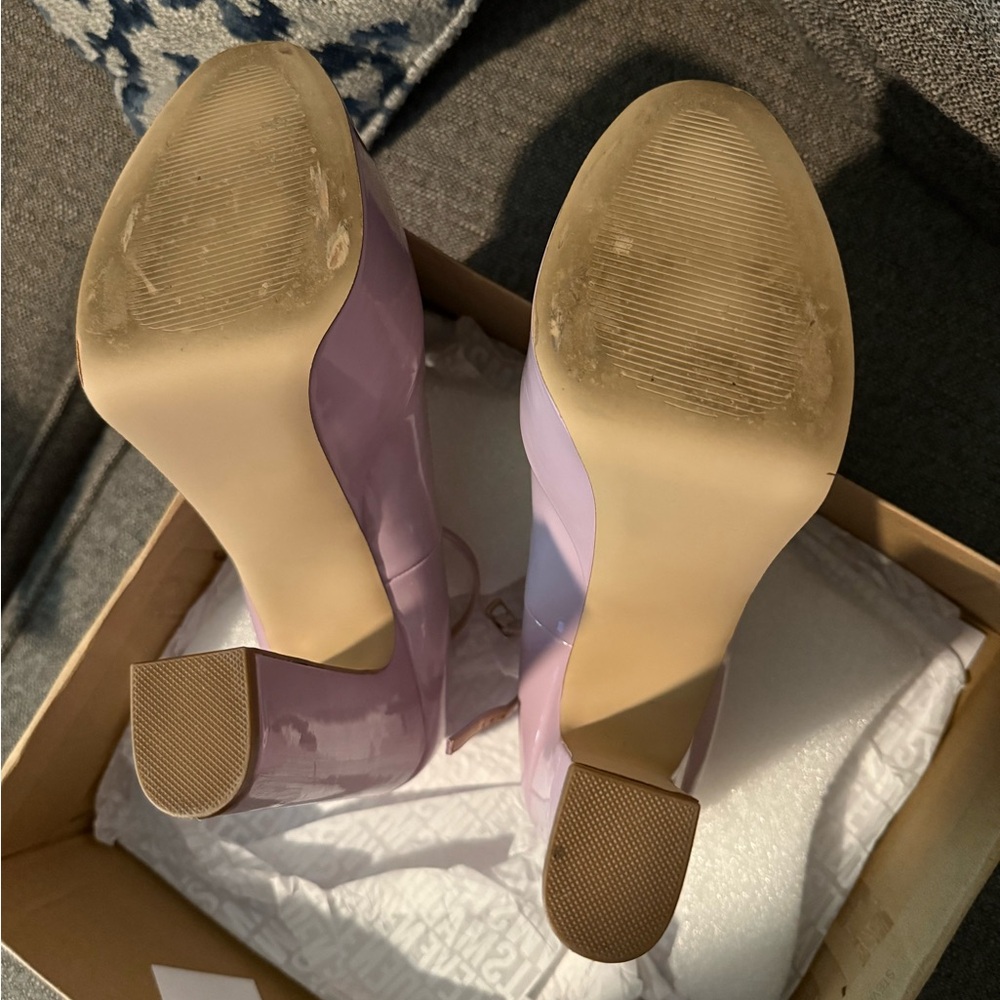 Steve Madden Skyrise Patent Block Heel - Picture 2 of 5